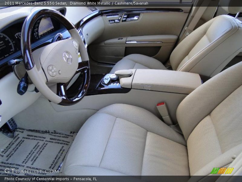  2011 S 550 Sedan Cashmere/Savanah Interior