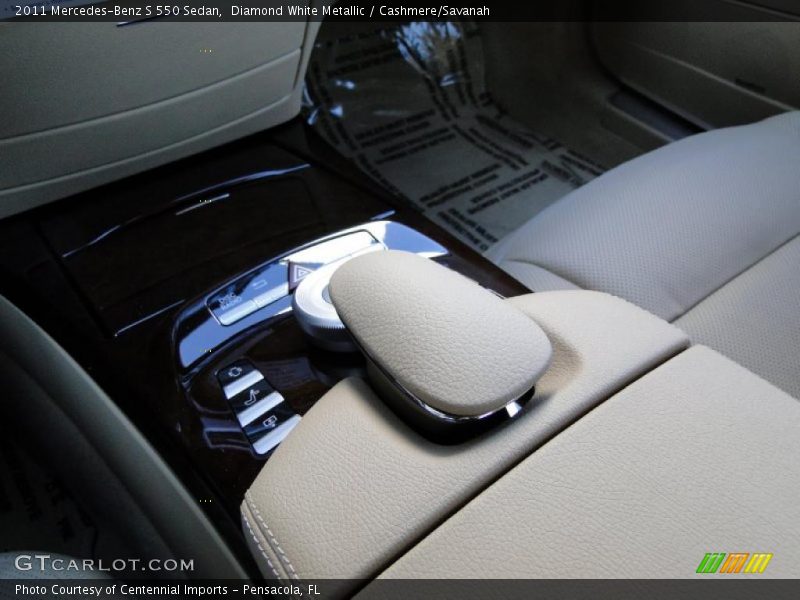 Diamond White Metallic / Cashmere/Savanah 2011 Mercedes-Benz S 550 Sedan