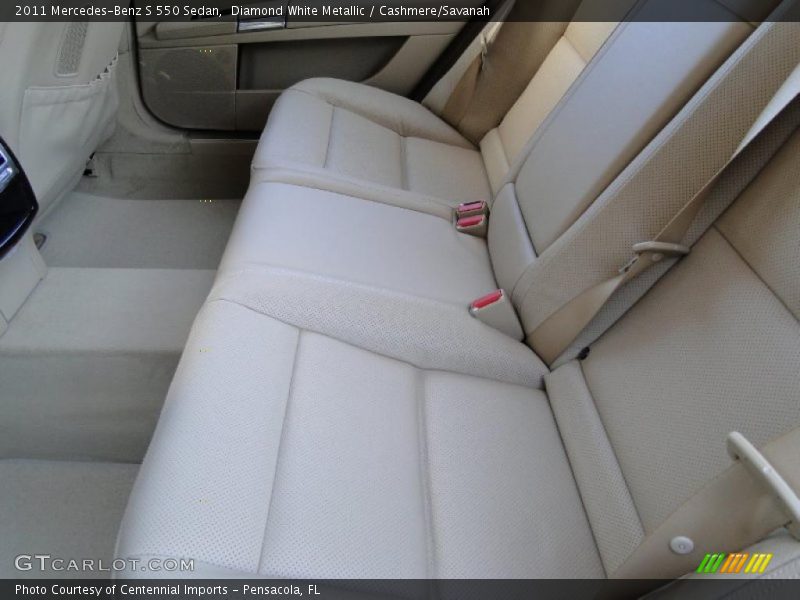 Diamond White Metallic / Cashmere/Savanah 2011 Mercedes-Benz S 550 Sedan