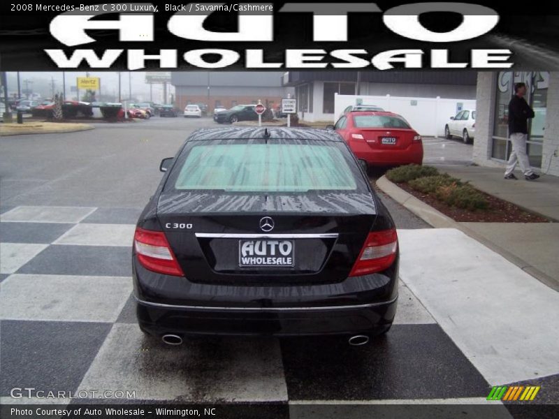 Black / Savanna/Cashmere 2008 Mercedes-Benz C 300 Luxury
