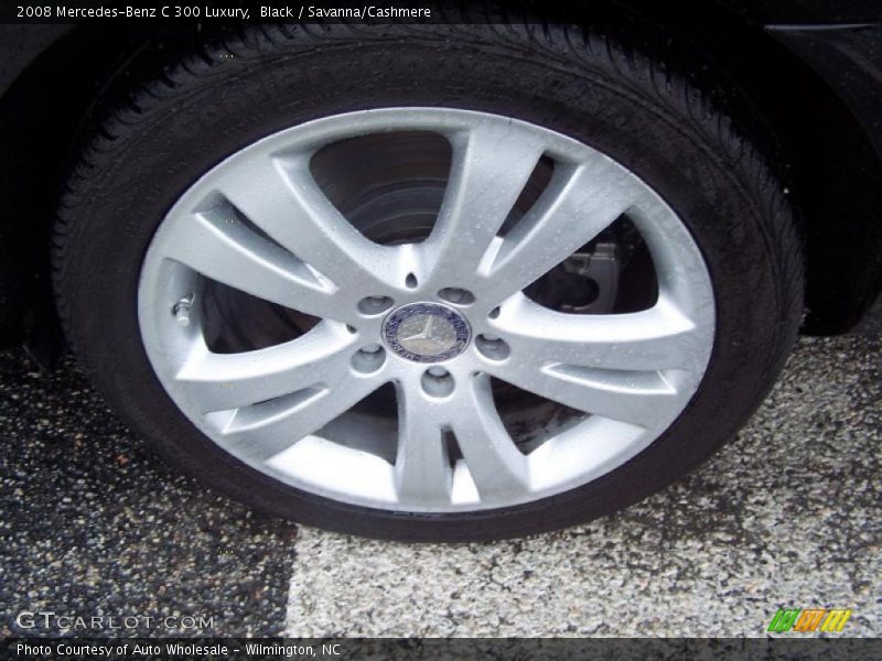 Black / Savanna/Cashmere 2008 Mercedes-Benz C 300 Luxury