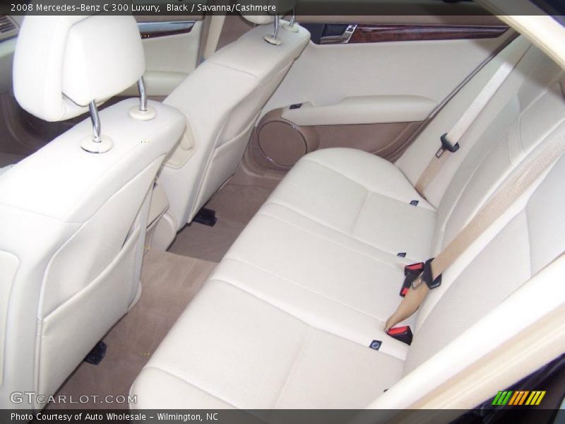Black / Savanna/Cashmere 2008 Mercedes-Benz C 300 Luxury
