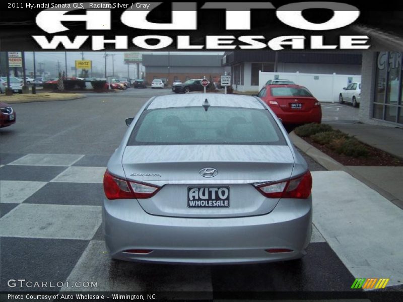 Radiant Silver / Gray 2011 Hyundai Sonata GLS