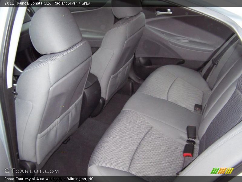 Radiant Silver / Gray 2011 Hyundai Sonata GLS