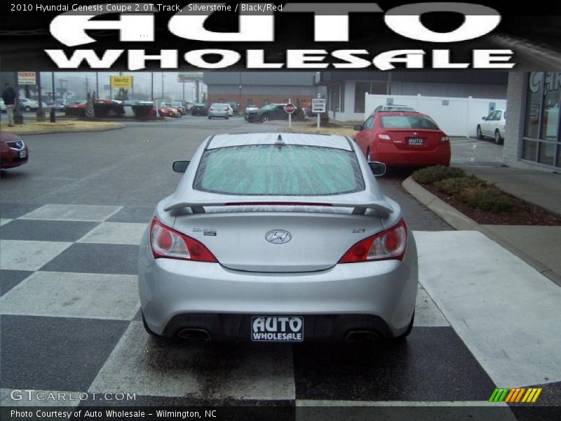 Silverstone / Black/Red 2010 Hyundai Genesis Coupe 2.0T Track