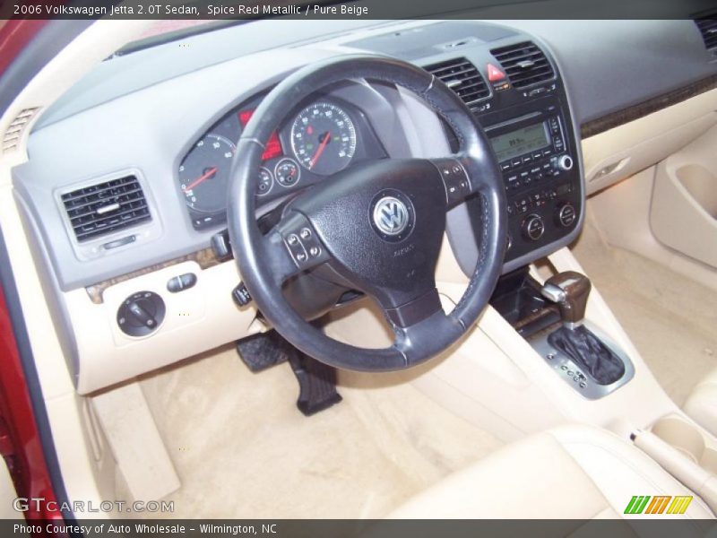 Spice Red Metallic / Pure Beige 2006 Volkswagen Jetta 2.0T Sedan