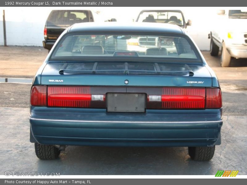 Dark Tourmaline Metallic / Mocha 1992 Mercury Cougar LS