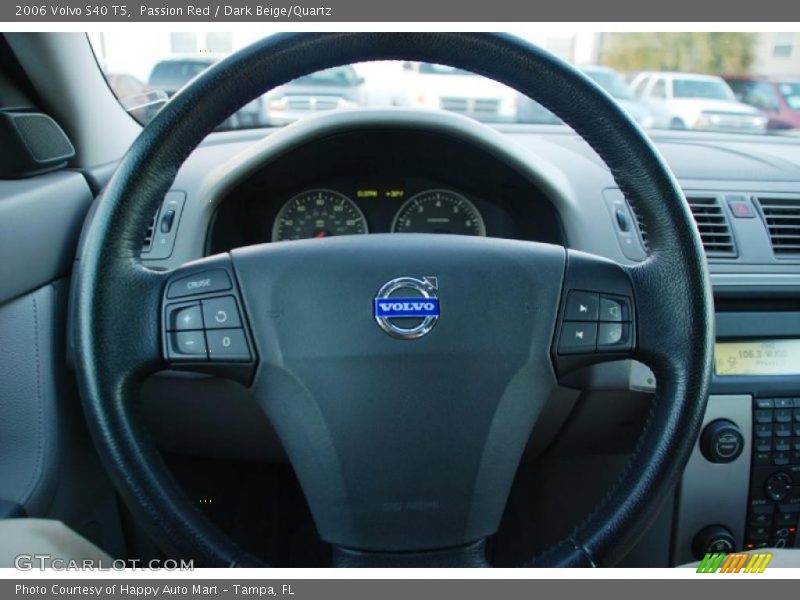 Passion Red / Dark Beige/Quartz 2006 Volvo S40 T5