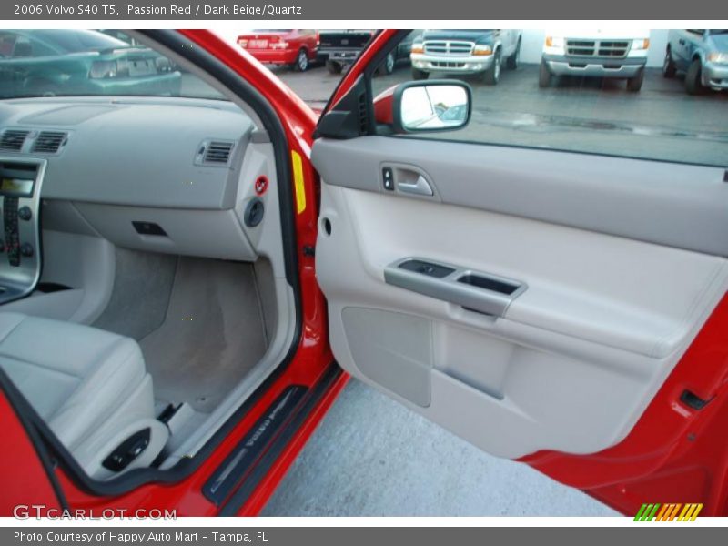Passion Red / Dark Beige/Quartz 2006 Volvo S40 T5