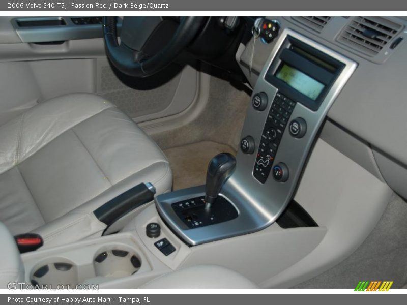 Passion Red / Dark Beige/Quartz 2006 Volvo S40 T5