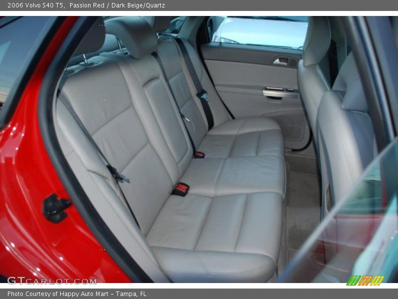 Passion Red / Dark Beige/Quartz 2006 Volvo S40 T5