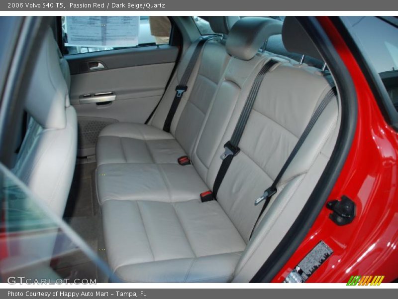Passion Red / Dark Beige/Quartz 2006 Volvo S40 T5