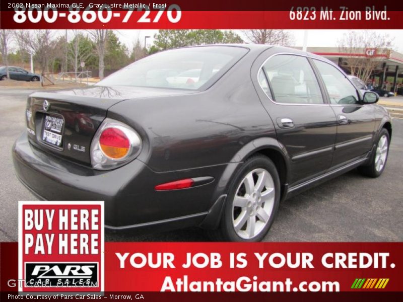 Gray Lustre Metallic / Frost 2002 Nissan Maxima GLE