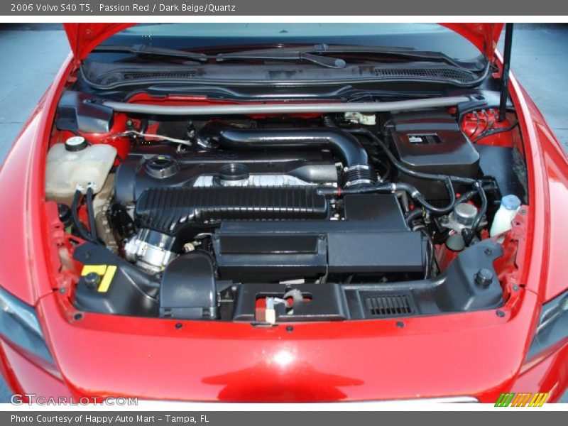Passion Red / Dark Beige/Quartz 2006 Volvo S40 T5