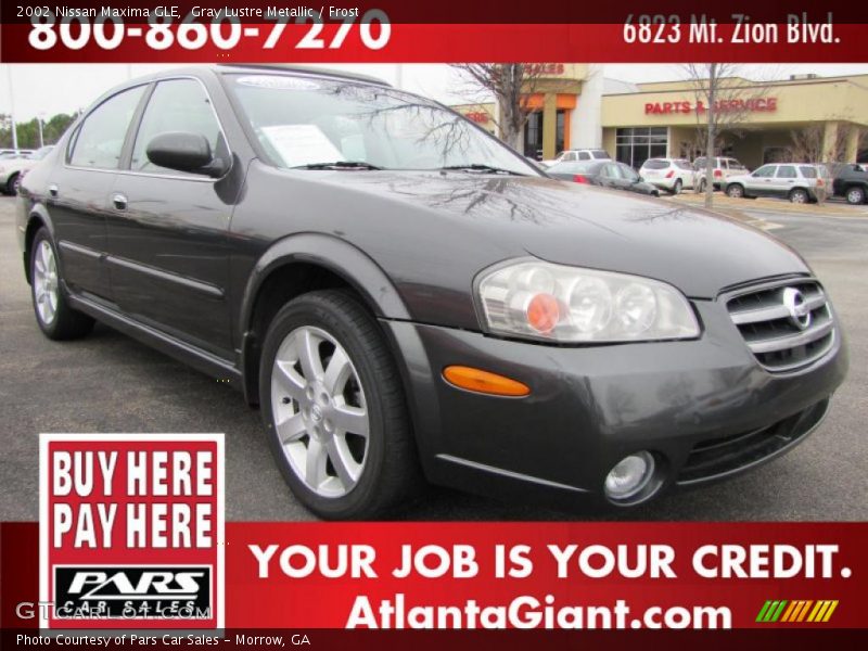 Gray Lustre Metallic / Frost 2002 Nissan Maxima GLE