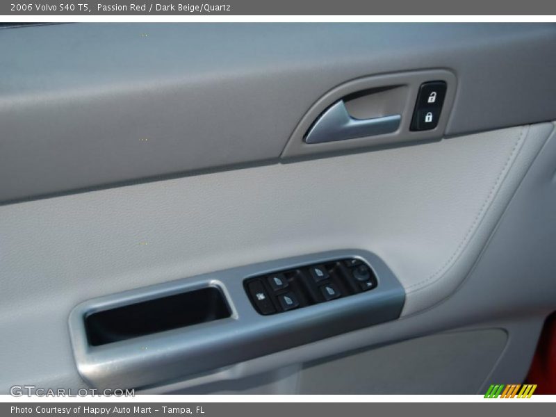 Passion Red / Dark Beige/Quartz 2006 Volvo S40 T5