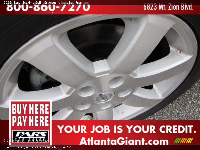 Gray Lustre Metallic / Frost 2002 Nissan Maxima GLE