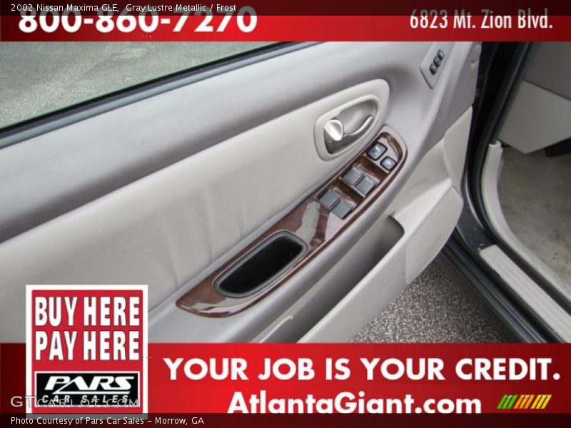 Gray Lustre Metallic / Frost 2002 Nissan Maxima GLE