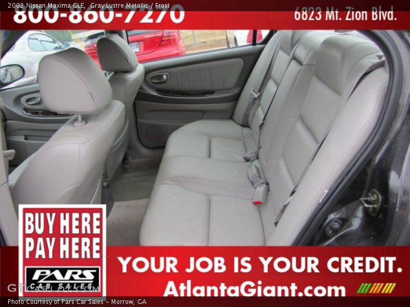 Gray Lustre Metallic / Frost 2002 Nissan Maxima GLE