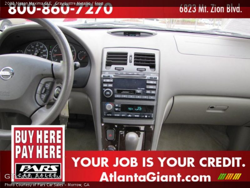 Gray Lustre Metallic / Frost 2002 Nissan Maxima GLE