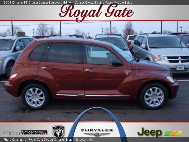 Sunset Crystal Pearl / Pastel Pebble Beige 2008 Chrysler PT Cruiser Sunset Boulevard Edition