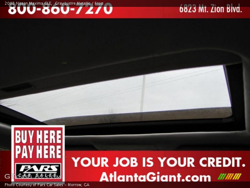 Gray Lustre Metallic / Frost 2002 Nissan Maxima GLE