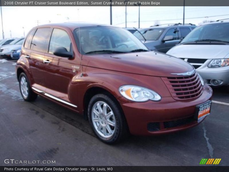 Sunset Crystal Pearl / Pastel Pebble Beige 2008 Chrysler PT Cruiser Sunset Boulevard Edition