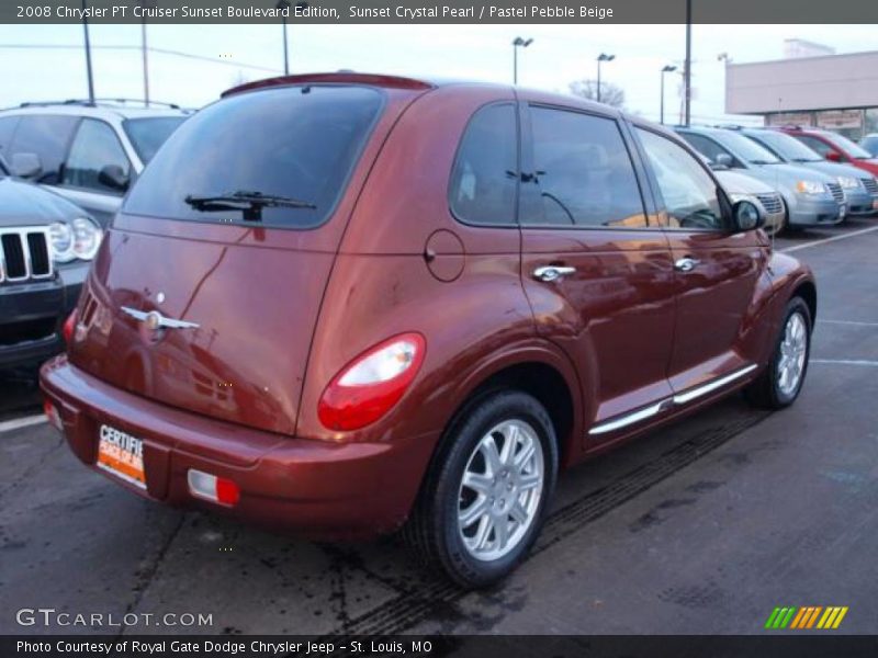 Sunset Crystal Pearl / Pastel Pebble Beige 2008 Chrysler PT Cruiser Sunset Boulevard Edition