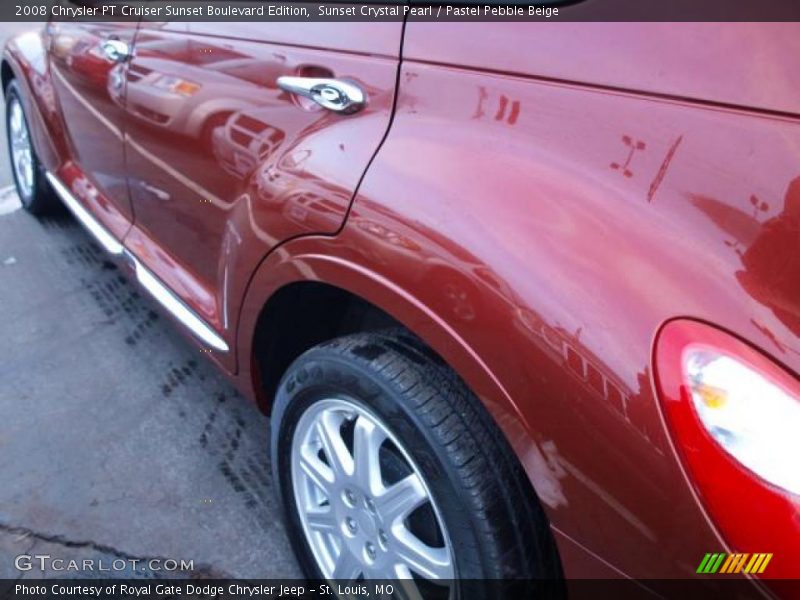 Sunset Crystal Pearl / Pastel Pebble Beige 2008 Chrysler PT Cruiser Sunset Boulevard Edition