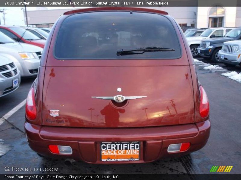 Sunset Crystal Pearl / Pastel Pebble Beige 2008 Chrysler PT Cruiser Sunset Boulevard Edition