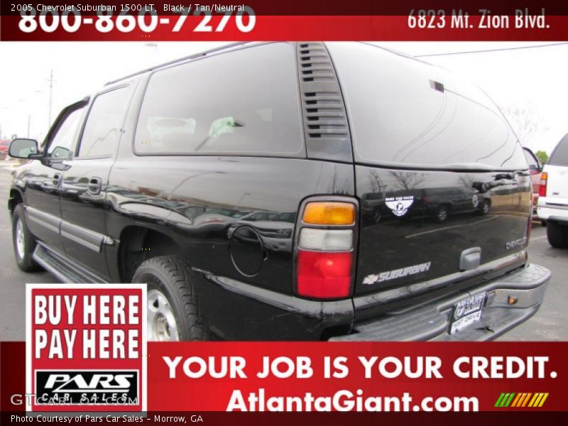 Black / Tan/Neutral 2005 Chevrolet Suburban 1500 LT