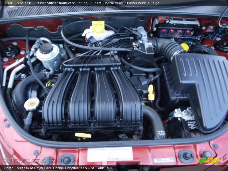  2008 PT Cruiser Sunset Boulevard Edition Engine - 2.4 Liter DOHC 16-Valve 4 Cylinder