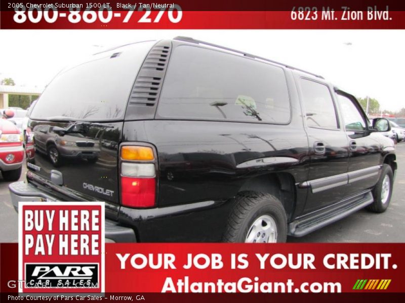 Black / Tan/Neutral 2005 Chevrolet Suburban 1500 LT