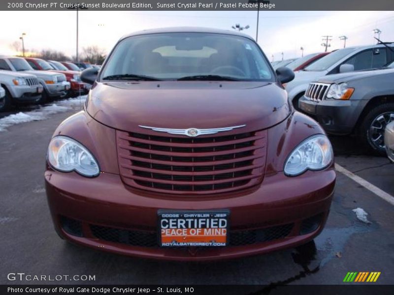 Sunset Crystal Pearl / Pastel Pebble Beige 2008 Chrysler PT Cruiser Sunset Boulevard Edition