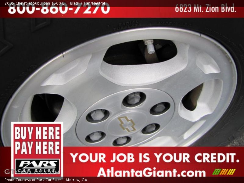 Black / Tan/Neutral 2005 Chevrolet Suburban 1500 LT