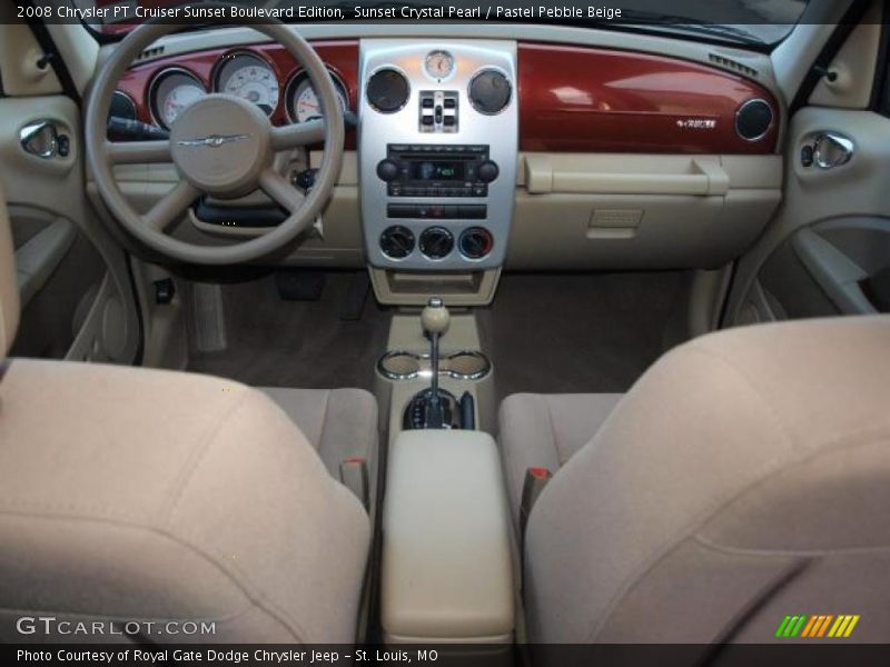 Dashboard of 2008 PT Cruiser Sunset Boulevard Edition