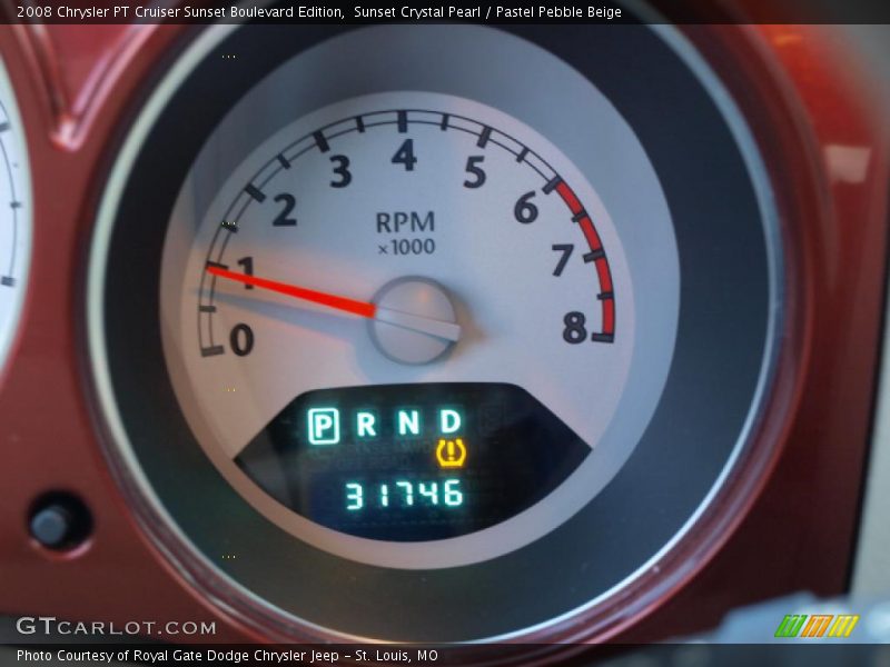 Sunset Crystal Pearl / Pastel Pebble Beige 2008 Chrysler PT Cruiser Sunset Boulevard Edition