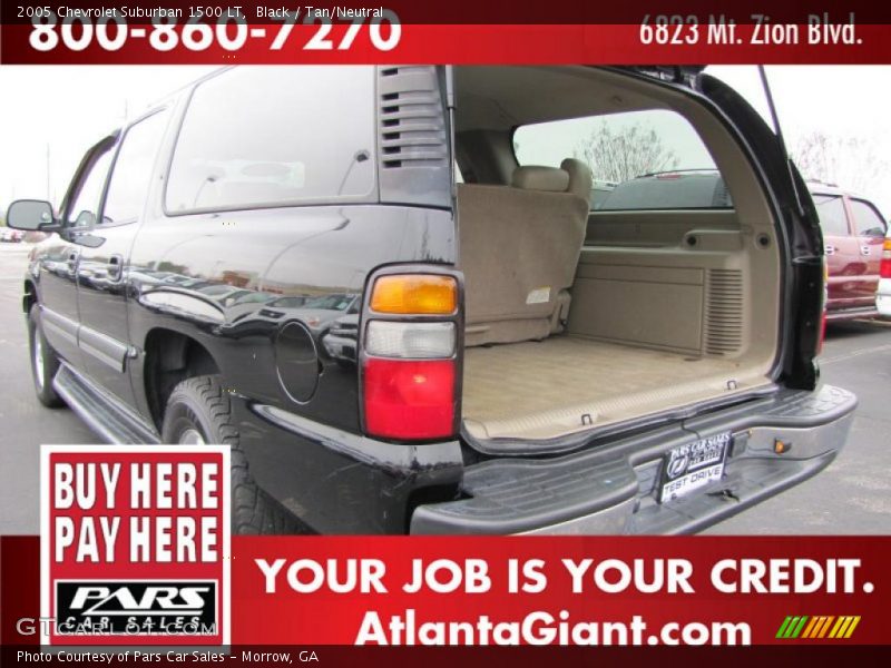 Black / Tan/Neutral 2005 Chevrolet Suburban 1500 LT