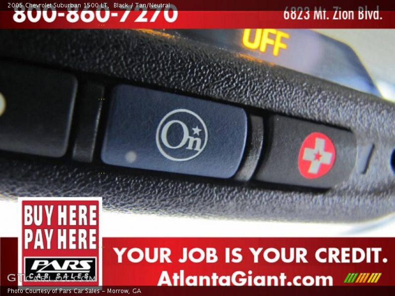 Black / Tan/Neutral 2005 Chevrolet Suburban 1500 LT