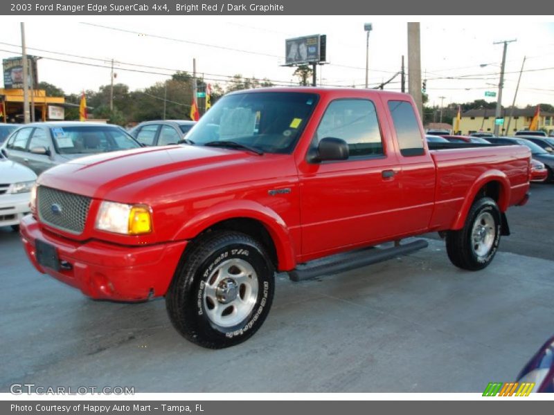 Bright Red / Dark Graphite 2003 Ford Ranger Edge SuperCab 4x4