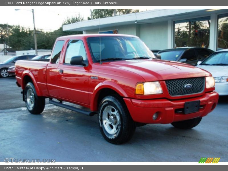 Bright Red / Dark Graphite 2003 Ford Ranger Edge SuperCab 4x4