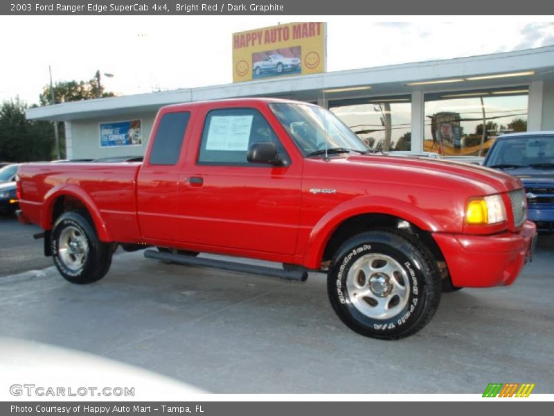 Bright Red / Dark Graphite 2003 Ford Ranger Edge SuperCab 4x4