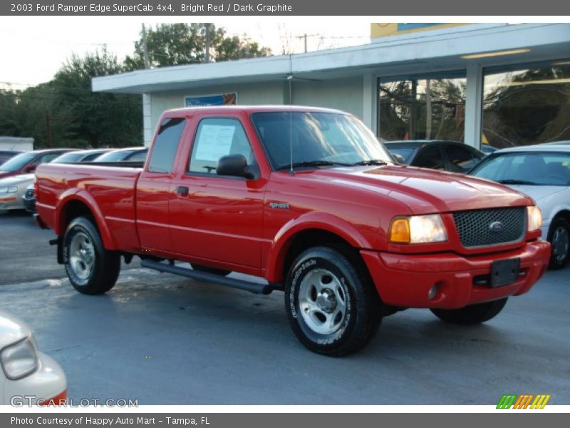 Bright Red / Dark Graphite 2003 Ford Ranger Edge SuperCab 4x4