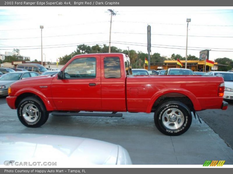 Bright Red / Dark Graphite 2003 Ford Ranger Edge SuperCab 4x4