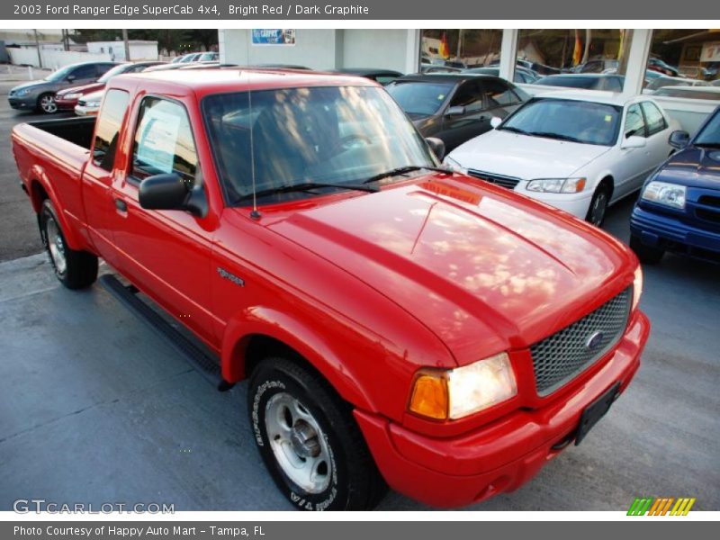 Bright Red / Dark Graphite 2003 Ford Ranger Edge SuperCab 4x4