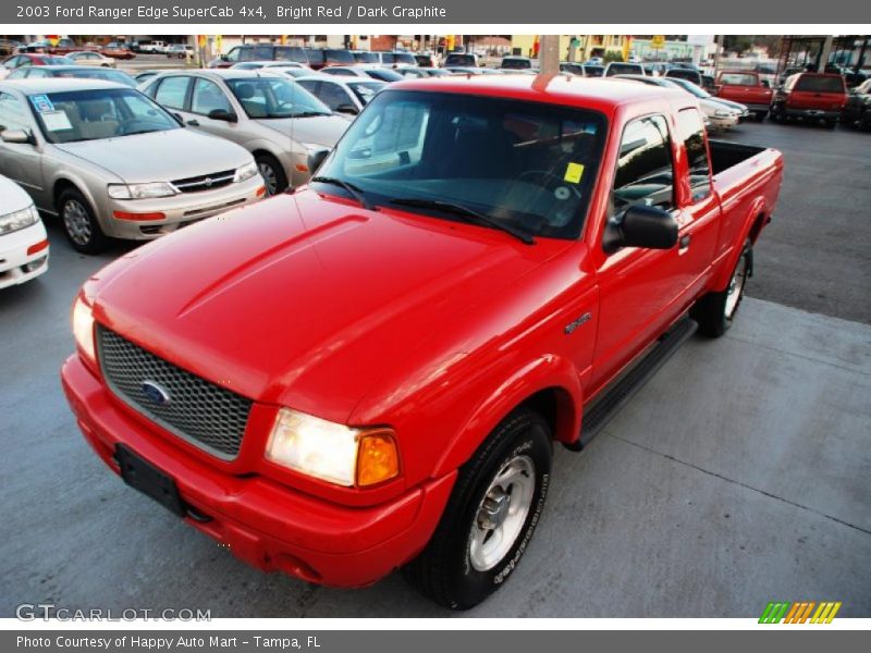 Bright Red / Dark Graphite 2003 Ford Ranger Edge SuperCab 4x4