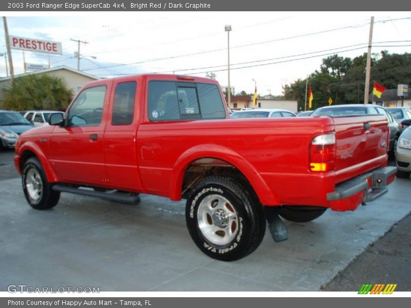 Bright Red / Dark Graphite 2003 Ford Ranger Edge SuperCab 4x4
