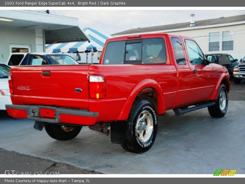 Bright Red / Dark Graphite 2003 Ford Ranger Edge SuperCab 4x4