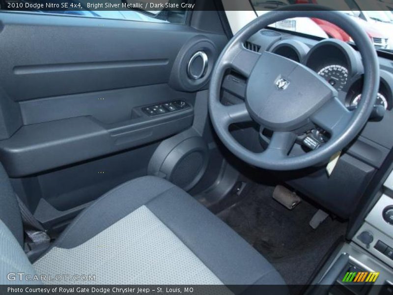 Bright Silver Metallic / Dark Slate Gray 2010 Dodge Nitro SE 4x4