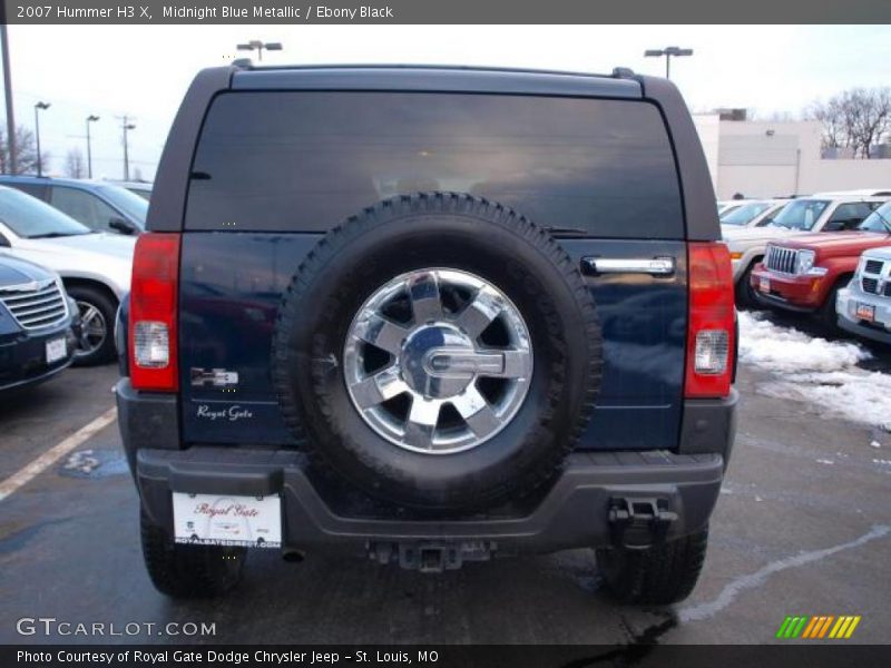 Midnight Blue Metallic / Ebony Black 2007 Hummer H3 X